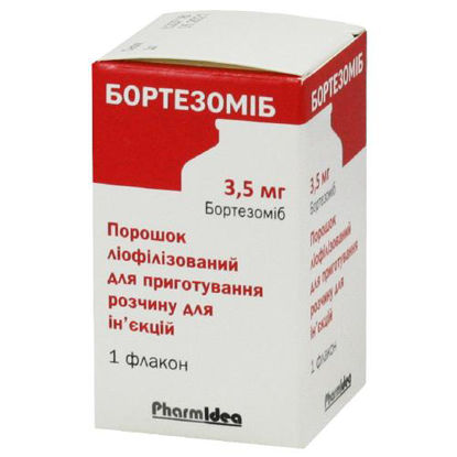 Світлина Бортезоміб порошок для приготування розчину для ін"єкцій 3.5 мг №1